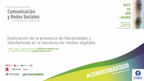 Exploración de la presencia de necesidades y satisfactores en la literatura de medios digitales