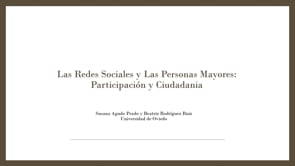 Las redes sociales y las personas mayores: participación y ciudadanía