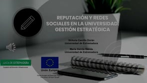 Reputación y redes sociales en la universidad. Gestión estratégica