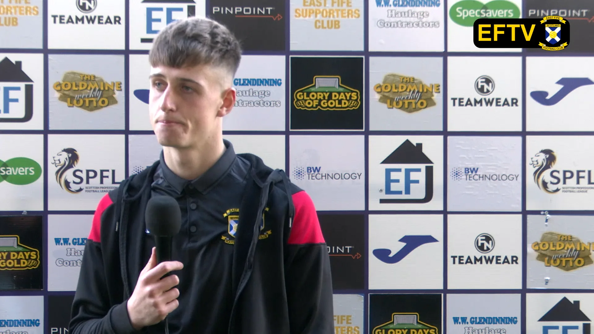 Liam Newton Post Match v Dumbarton on Vimeo