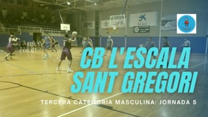 Resum CB l'Escala 65 - 61 Sant Gregori