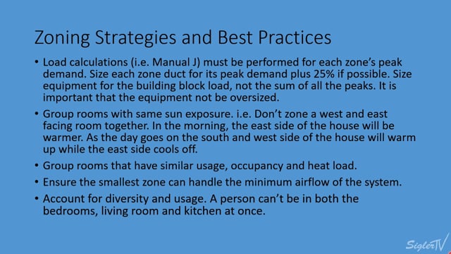 System Design - Zoning Best Practices (4 of 7)