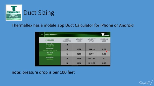 System Design - Duct & Grille Sizing (6 of 7)