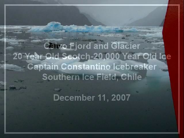 Calvo Fjord and Glacier