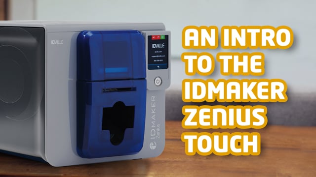 ID Maker Zenius Touch 1-Sided ID Card Printer - IDville