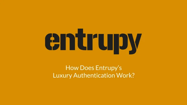 Authenticating the Authentication - Entrupy