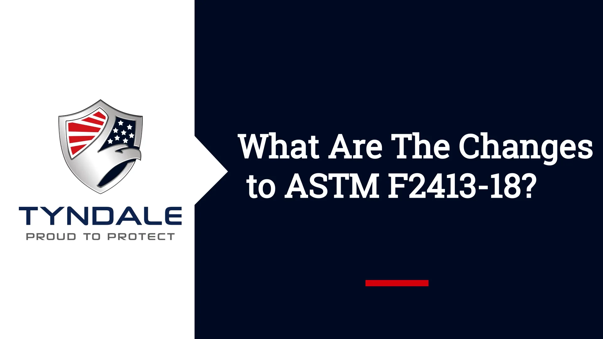 What are The Changes to ASTM F2413 18