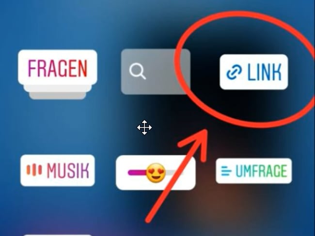 Neuer Link Sticker (nicht nur) in Insta Stories