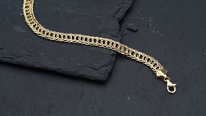 14kt Yellow Gold Double Oval-Link Bracelet