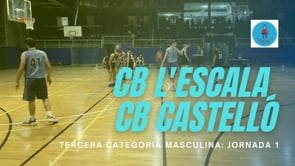 Resum CB l'Escala 72 - 54 CB Castelló