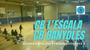 Resum CB l'Escala 62 - 37 CB Banyoles