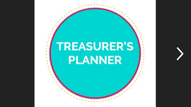 Treasurer's Planner Kit Printable Planner and Binder with 