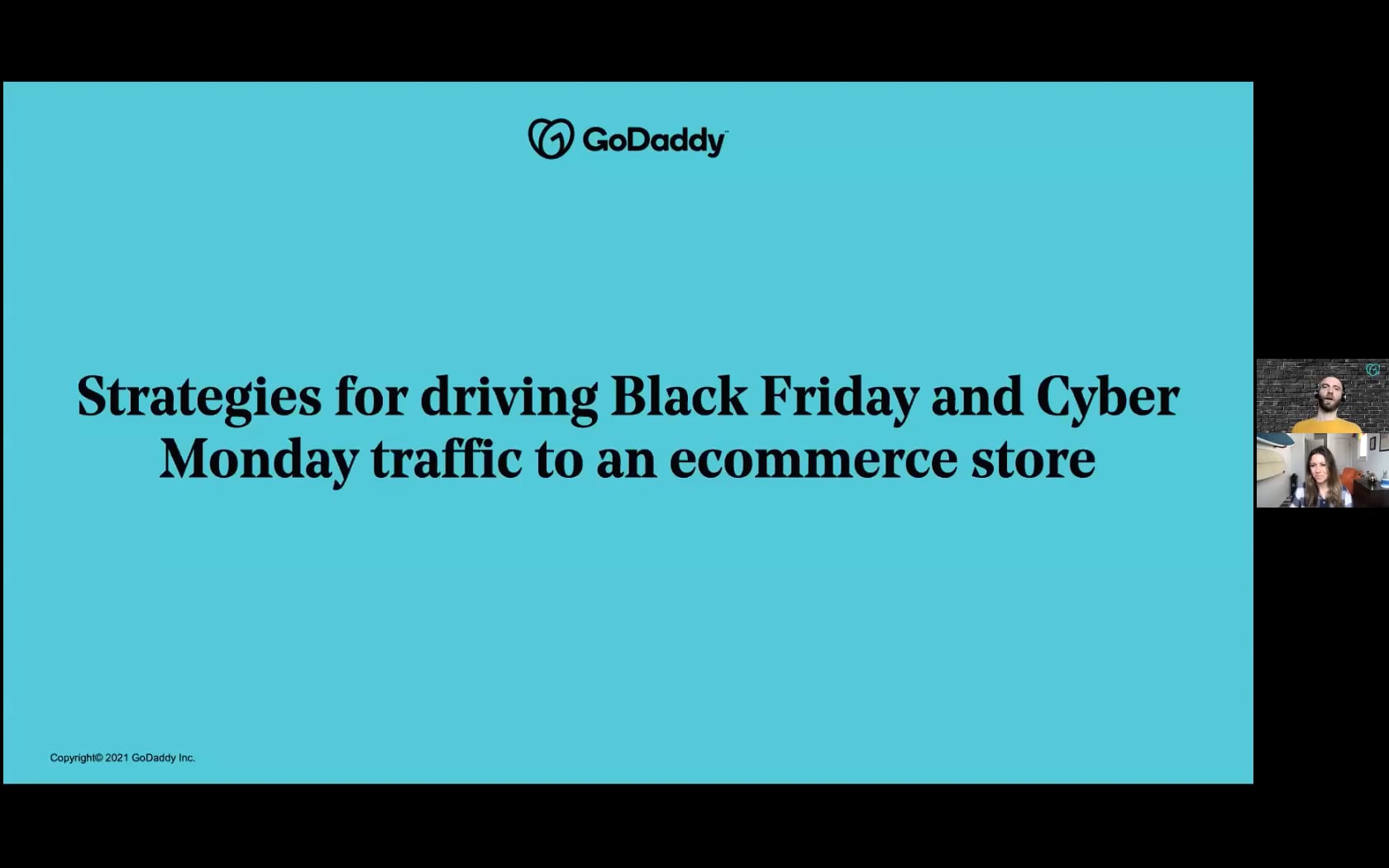 GoDaddy Webinar Strategies for Driving Black Friday and Cyber Monday