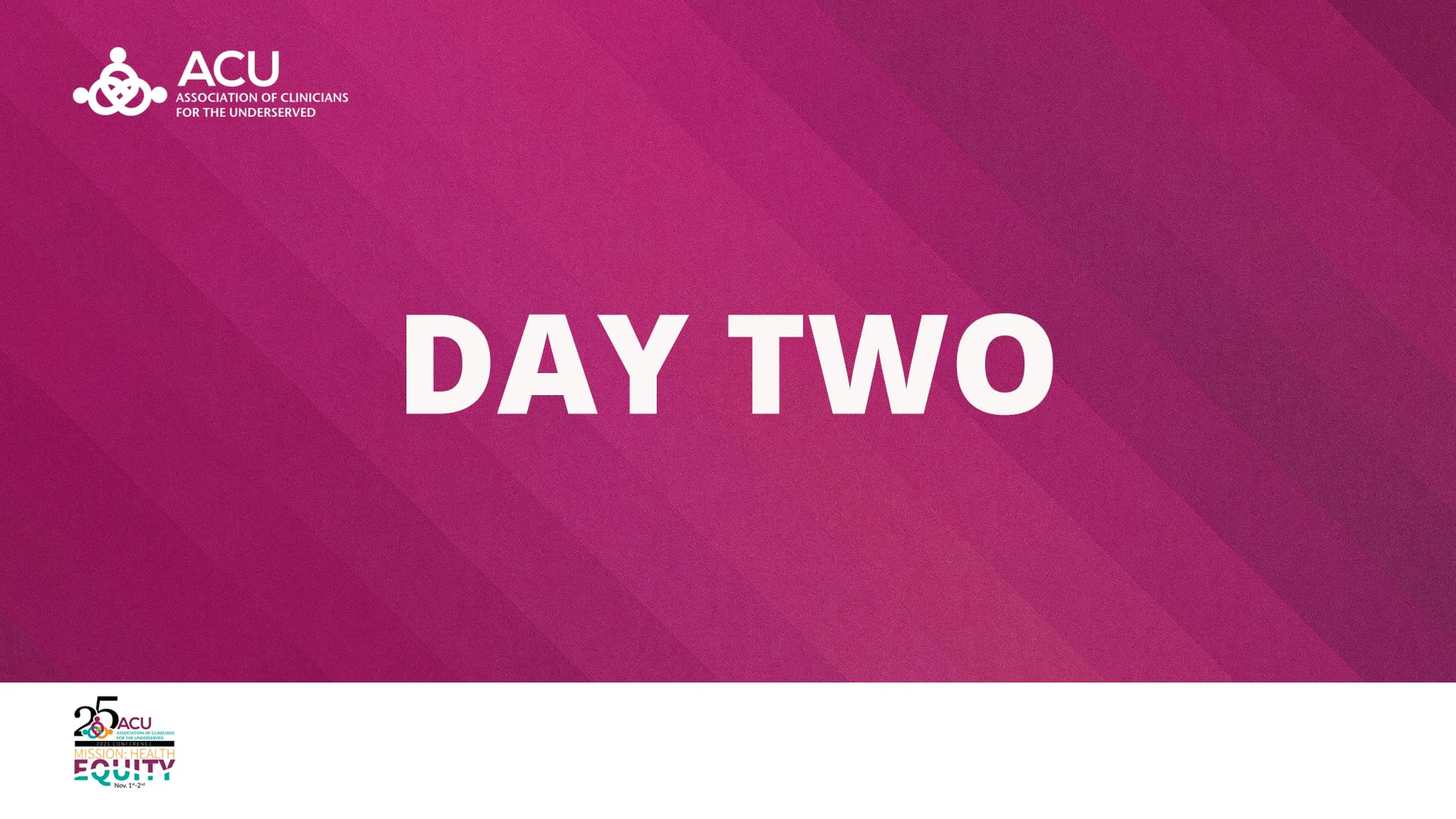 ACU Conference Day 2 on Vimeo