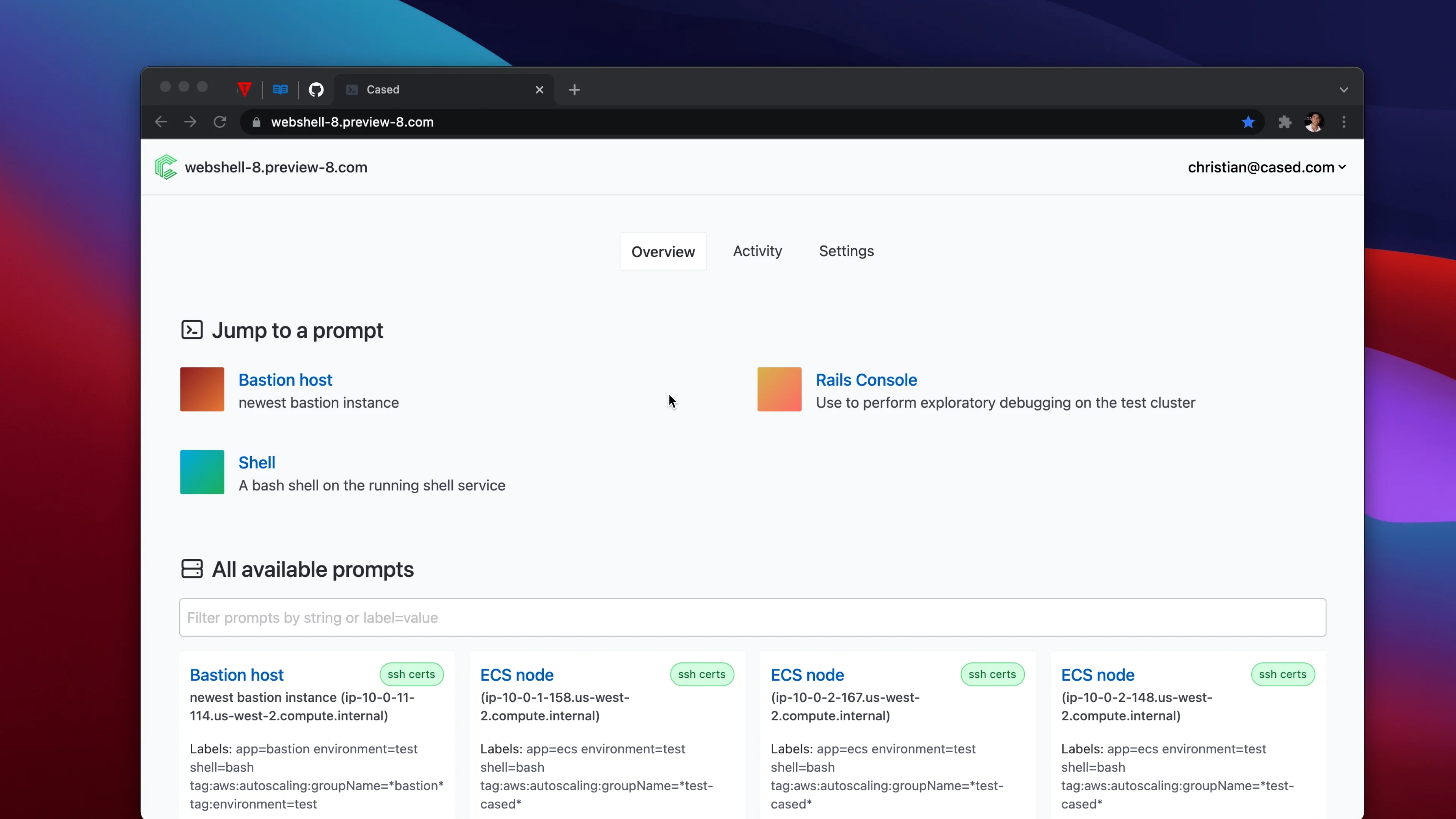 Export sessions on Vimeo