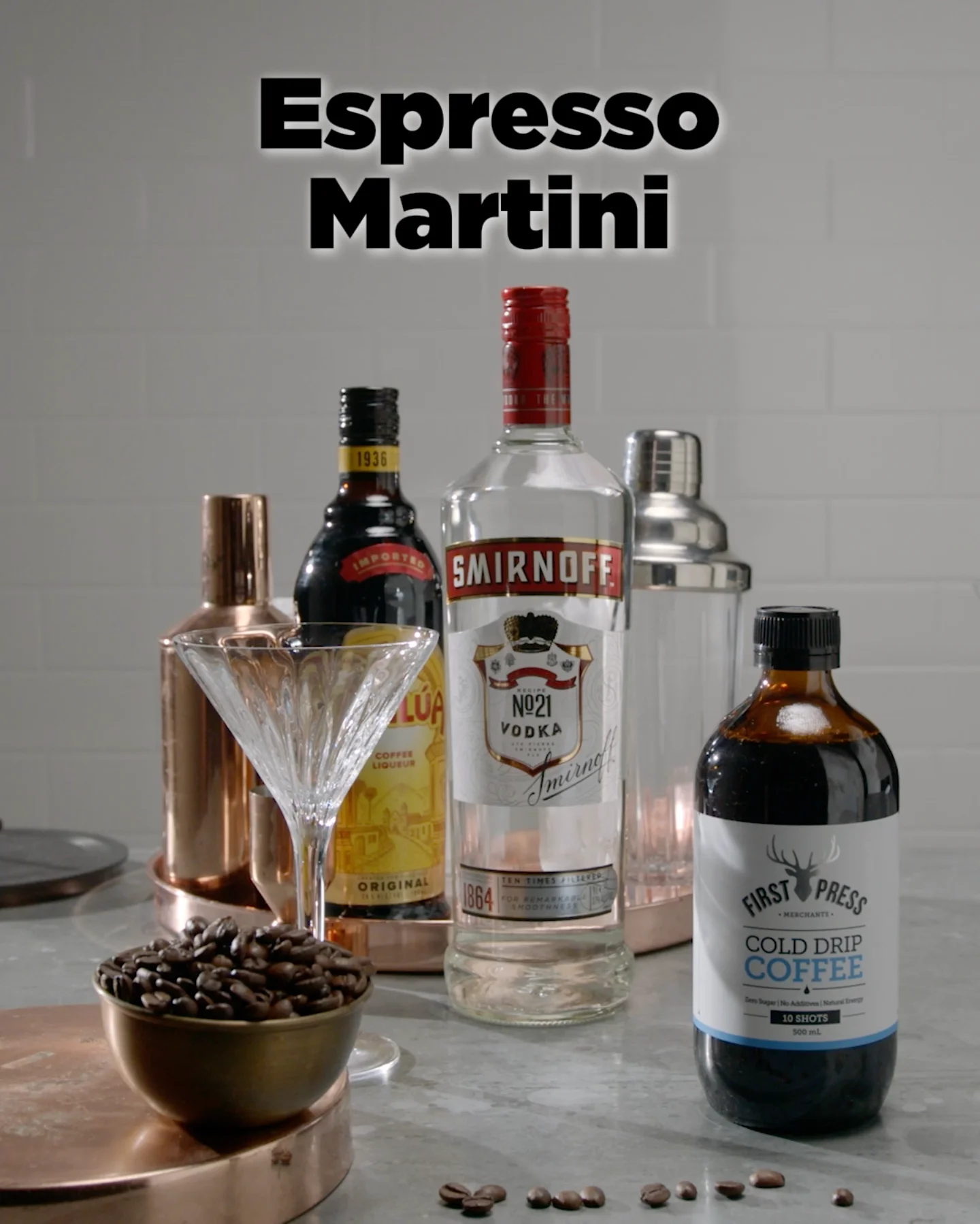 How To Make An Espresso Martini 30 Second Cocktail Liquorland on Vimeo