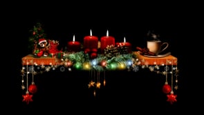 candle, flame, christmas