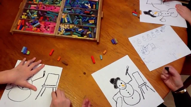 How to Draw a Painting Snowman for Your Winter Homeschool - You ARE an  ARTiST!