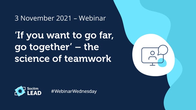 Webinar Wednesday - If you want to go far, go together - 3rd Nov 2021
