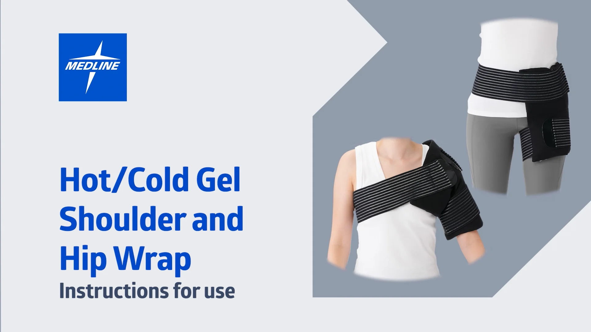 Hot/Cold Gel Shoulder and Hip Wrap instructions for use on Vimeo