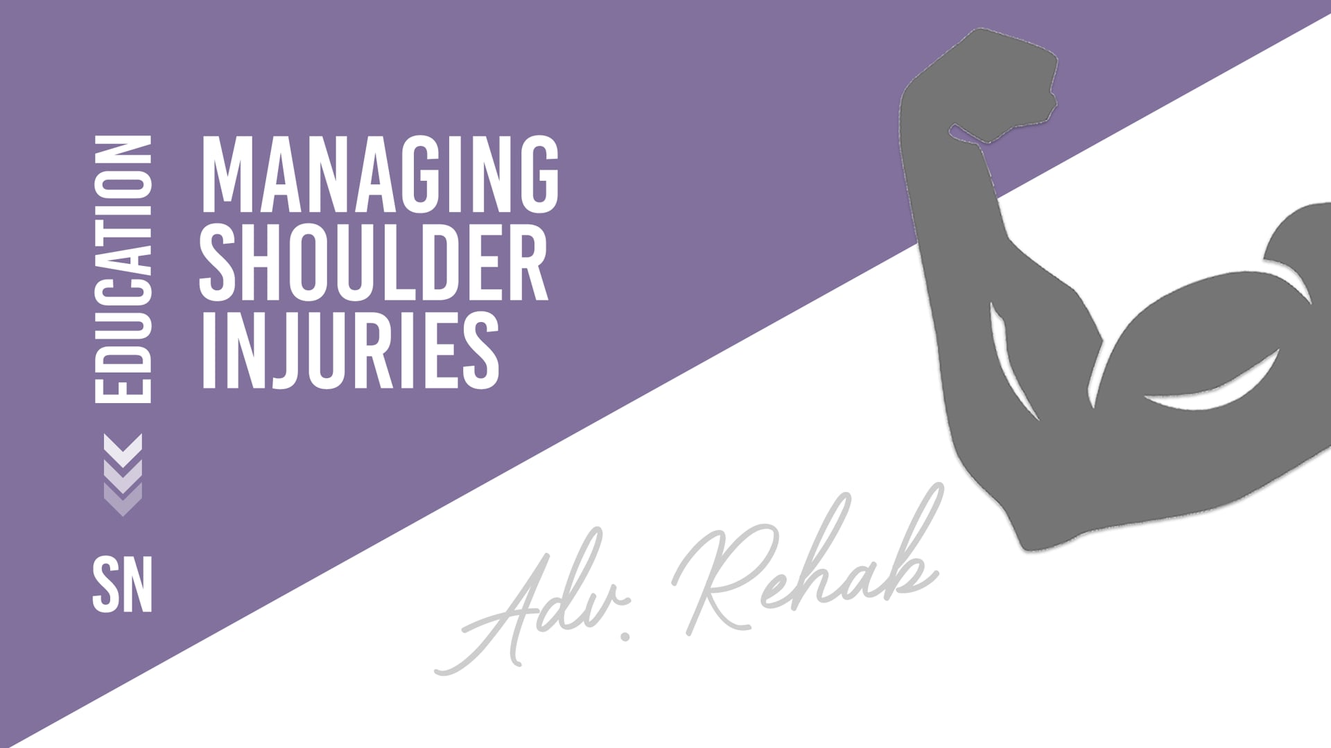 Managing Shoulder Injuries