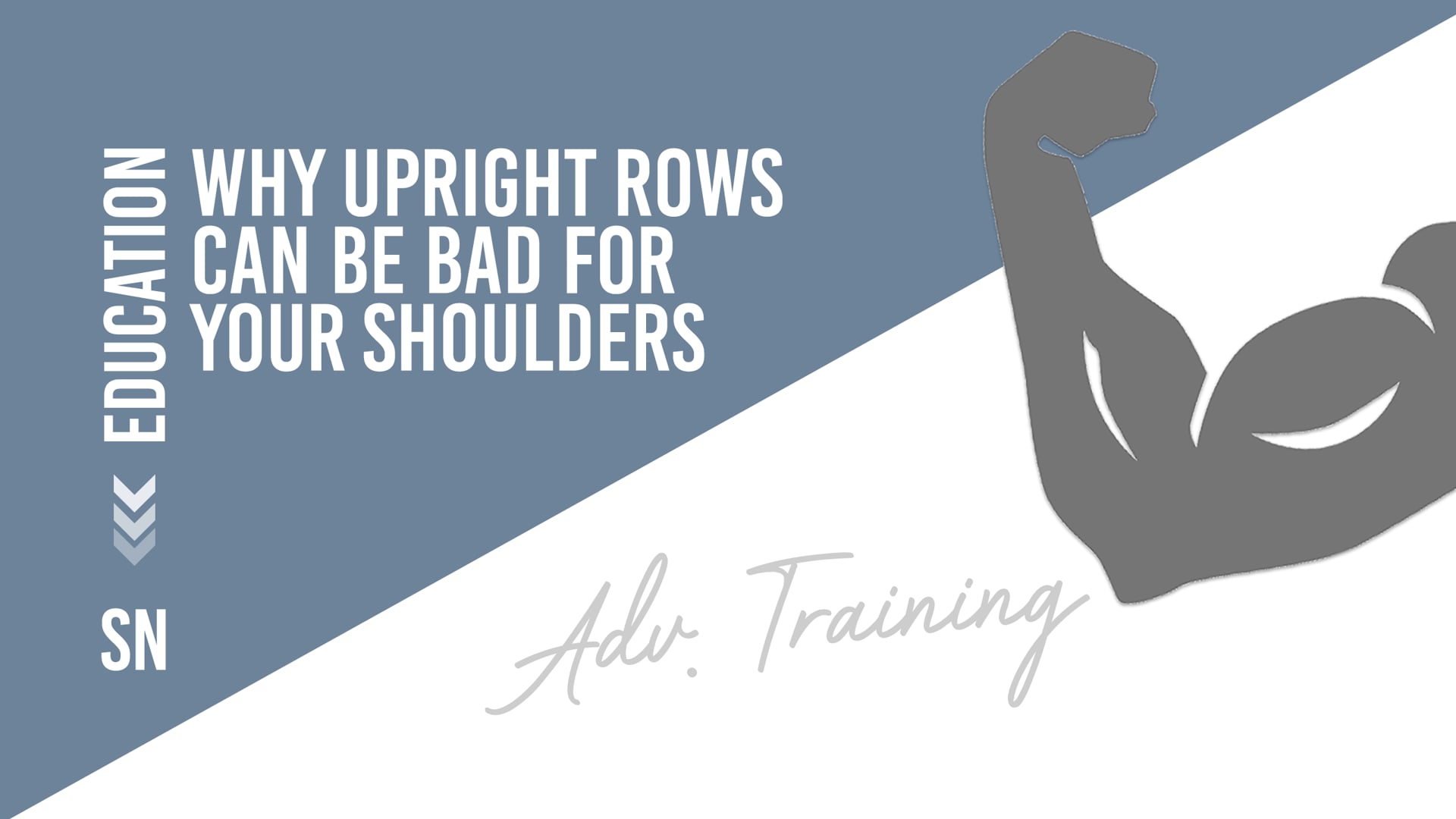 Why upright rows can be bad for your shoulders