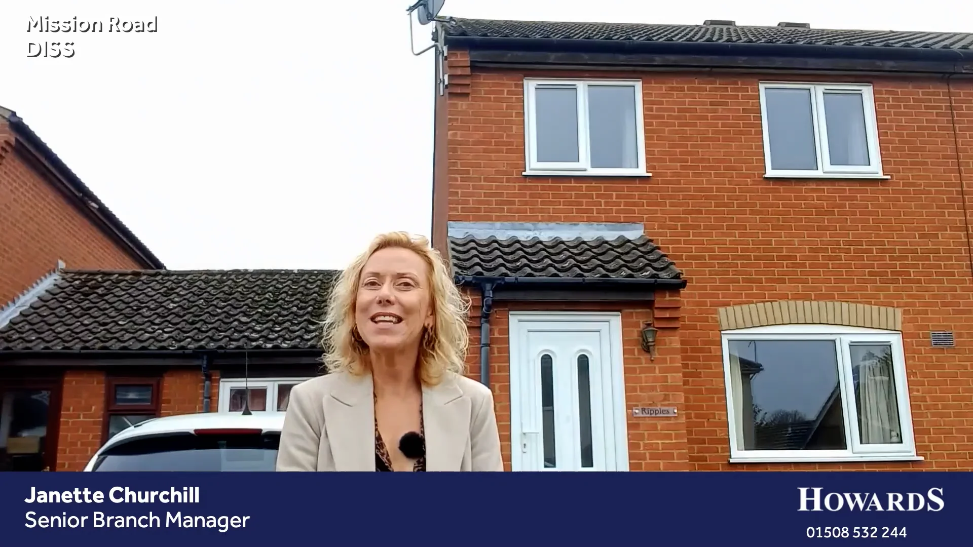 DISS, 3 Bed SemiDetached House in Mission Road, DISS on Vimeo