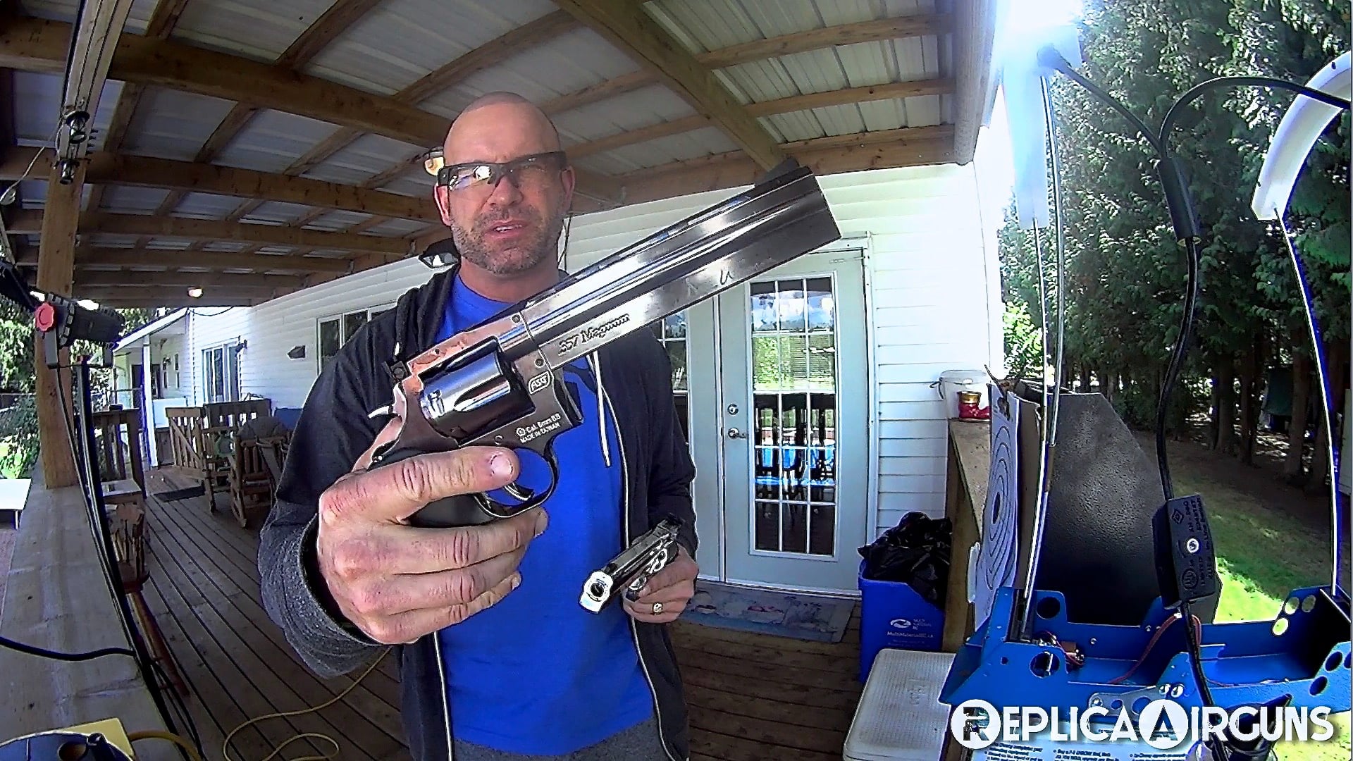 ASG Dan Wesson 715 6 Inch Revolver BB Versus Airsoft Field Test Review