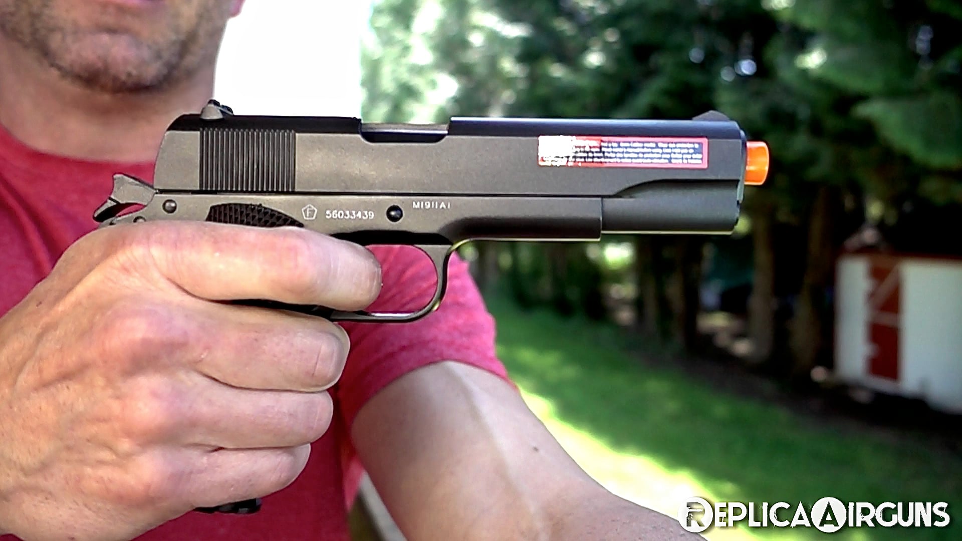 Cybergun KWC Colt M1911 A1 CO2 Blowback Airsoft Pistol Field Test Review