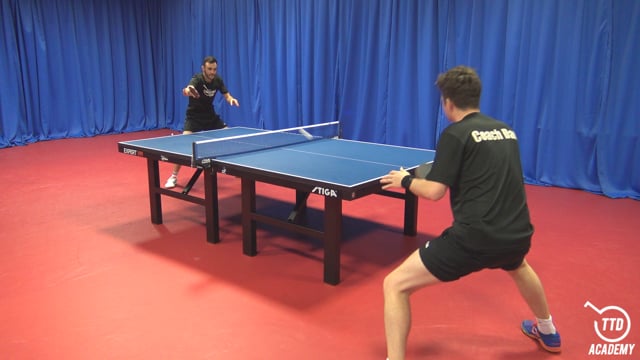An effective irregular backhand drill