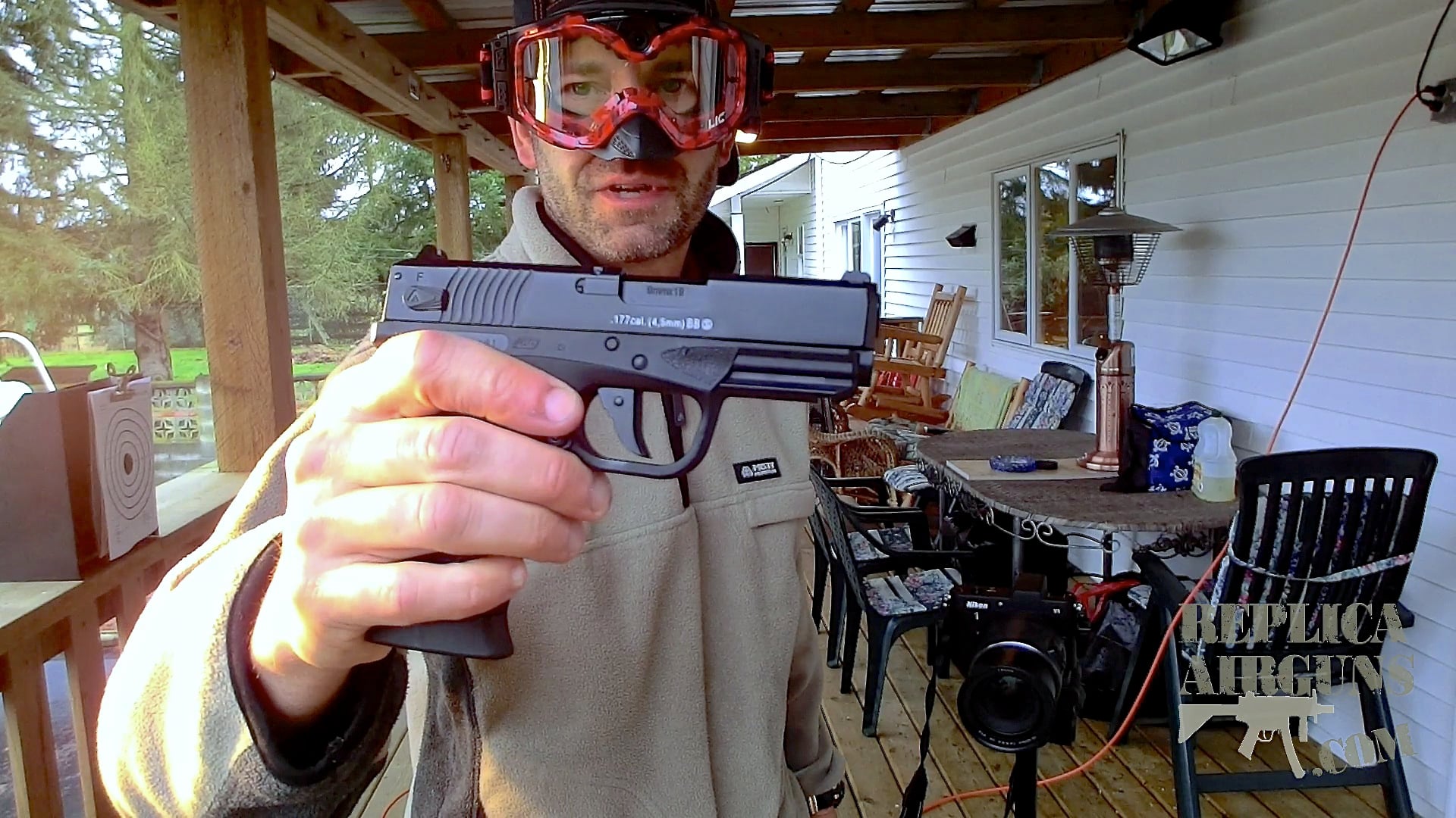 ASG Bersa BP9CC CO2 Blowback BB Pistol Field test Shooting Review