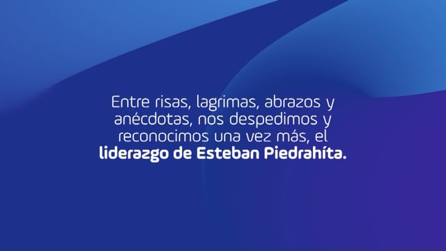 Despedida Esteban Piedrahita