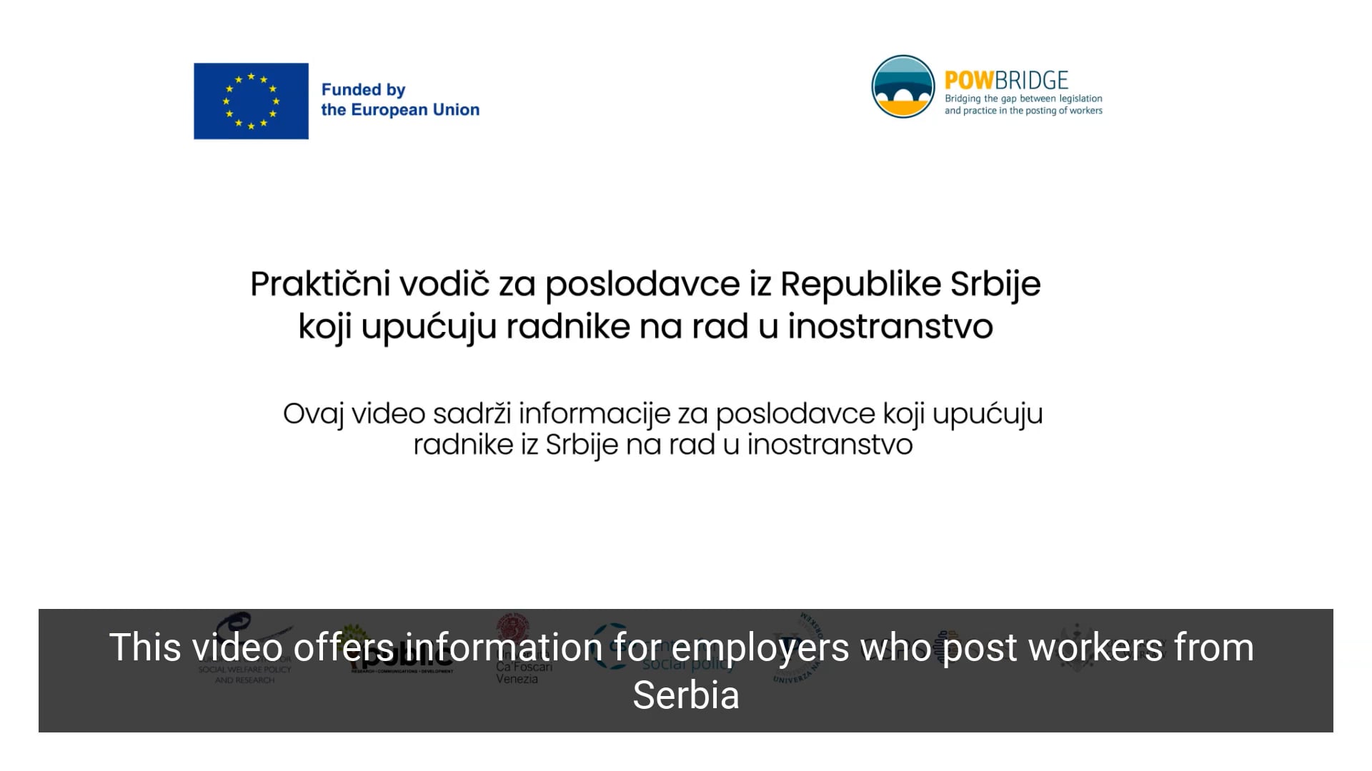 Praktični Vodič Za Poslodavce Iz Republike Srbije Koji Upućuju Radnike ...