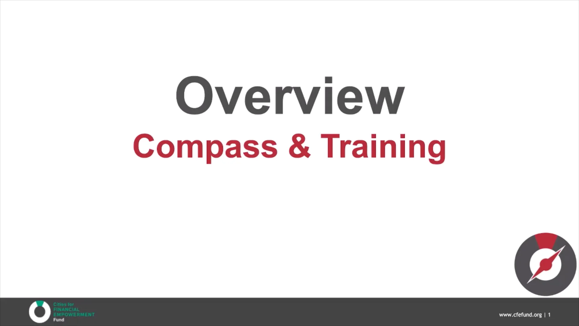 Overview Compass & Training on Vimeo