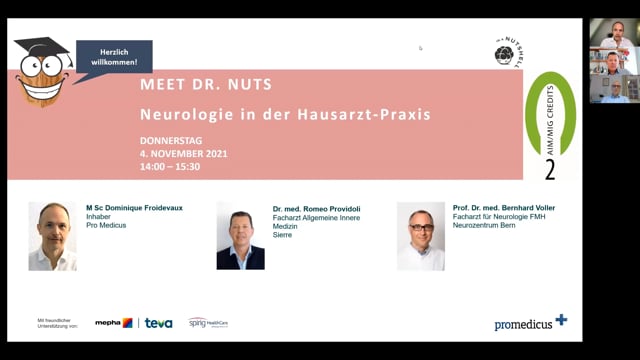 Neurologie in der Hausarzt-Praxis, 4.11.2021