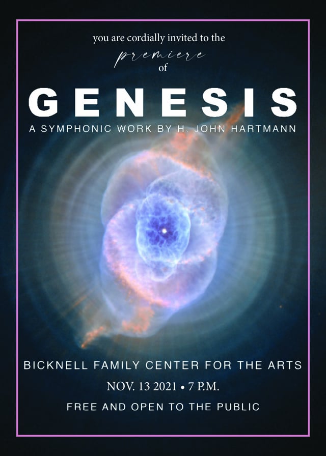 2021-11-12 Genesis: A Symphonic Work by H. John Hartmann