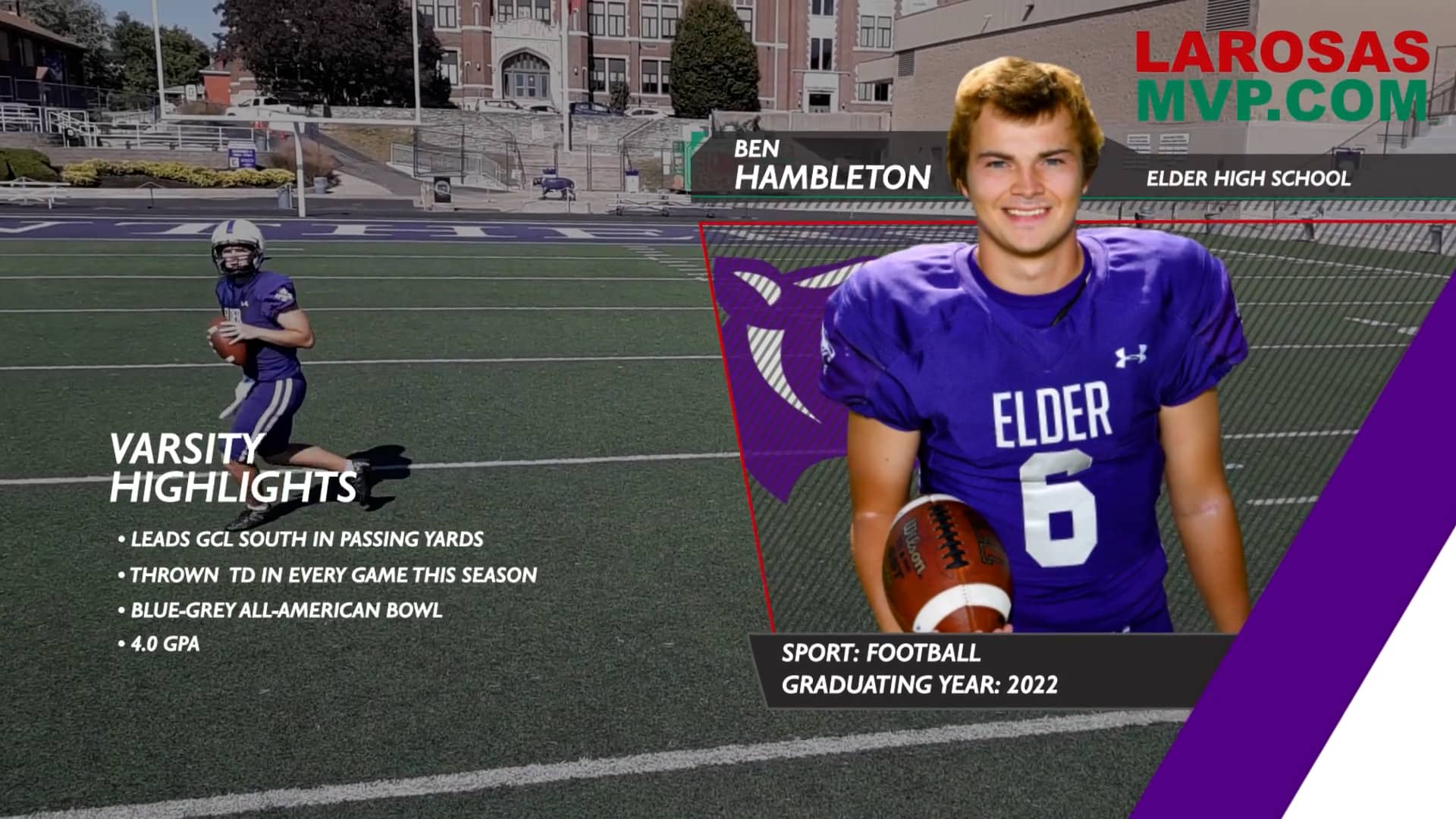 Ben Hambleton - LaRosa's MVP Athlete of the Week on Vimeo