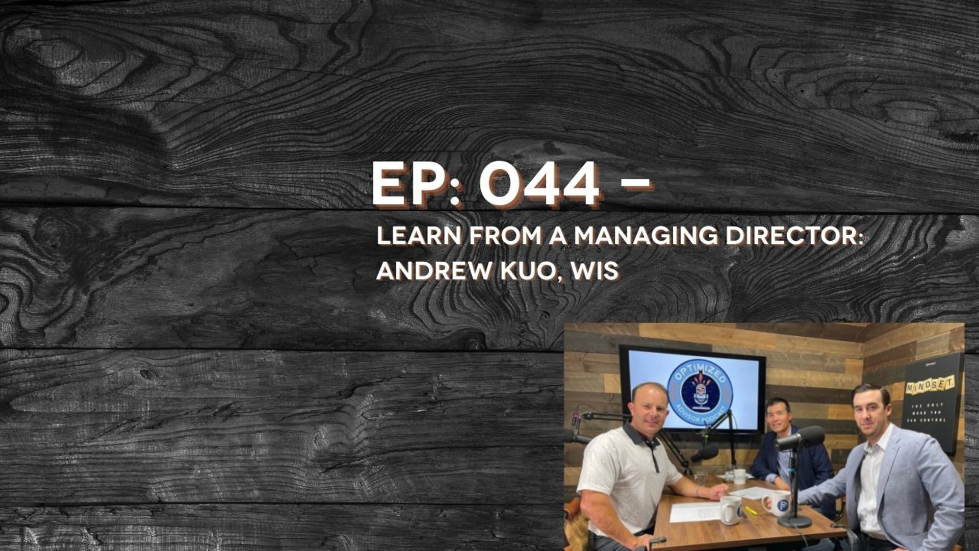 Learn From A Managing Director: Andrew Kuo, WIS