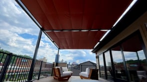Retractable Shade Structure in Pittsburg