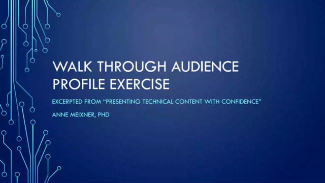 Walk Through Audience Profile