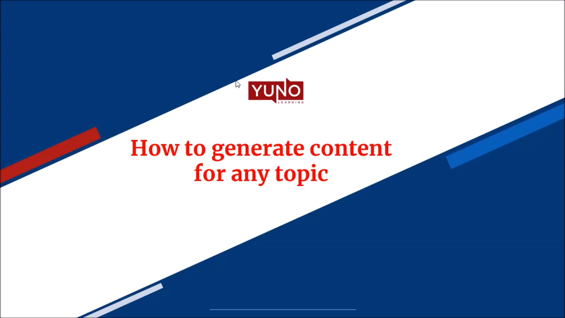 How to Generate Content for any Topic in IELTS