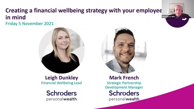 Friday 5 November 2021 - Creating a financial wellbeing strategy with your employees in mind