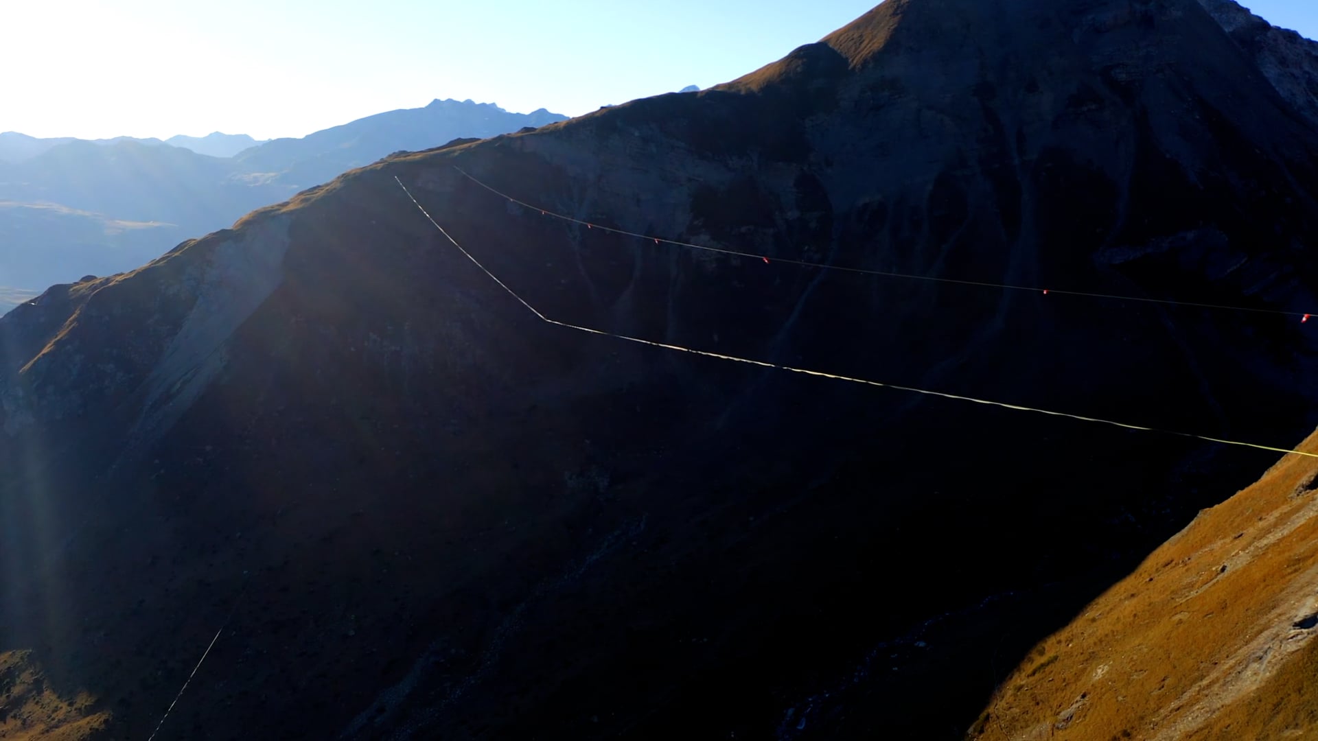 The longest highline in Switzerland 2021