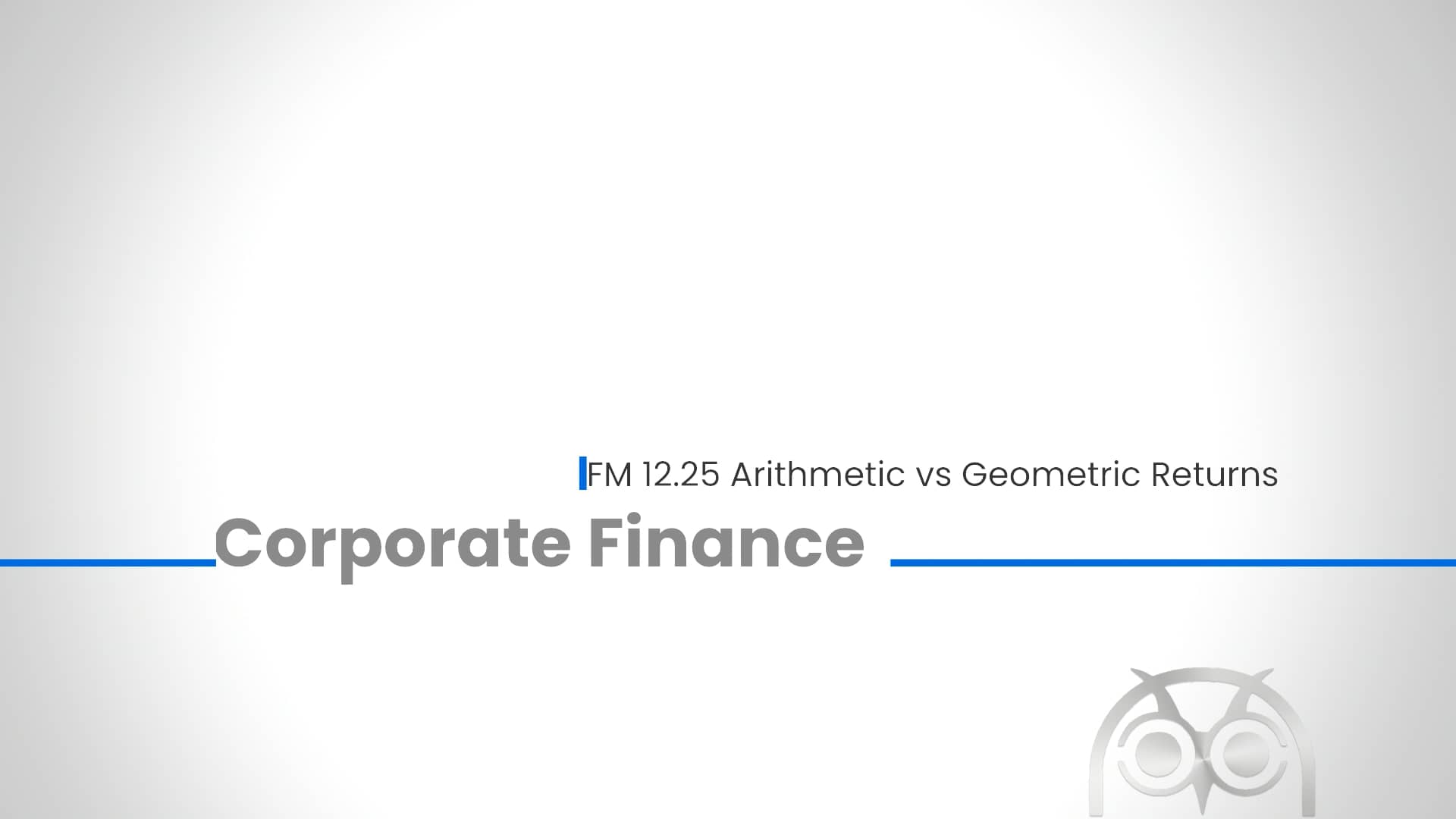 Cfm 12 25 arithmetic vs geometric returns on vimeo
