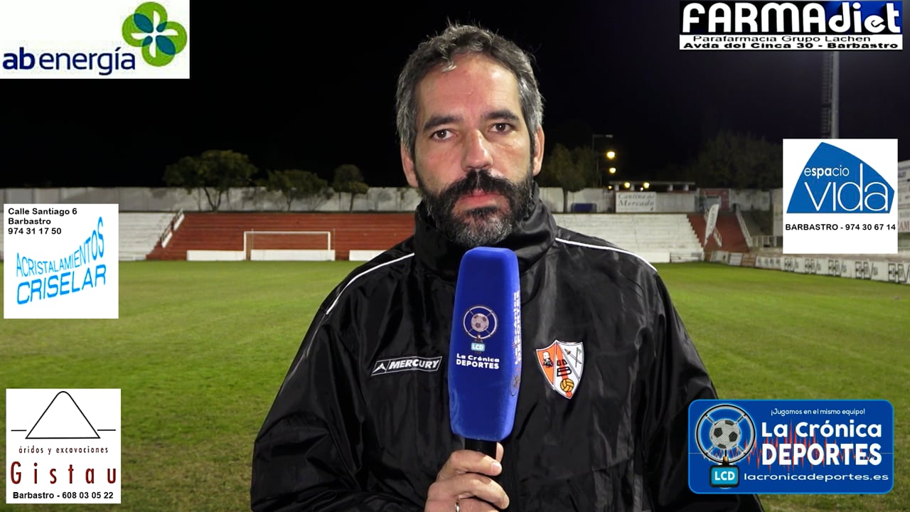LA PREVIA / UD Barbastro - CF Utebo / RICHI GIL (Entrenador Barbastro) Jornada 10 / 3ª División