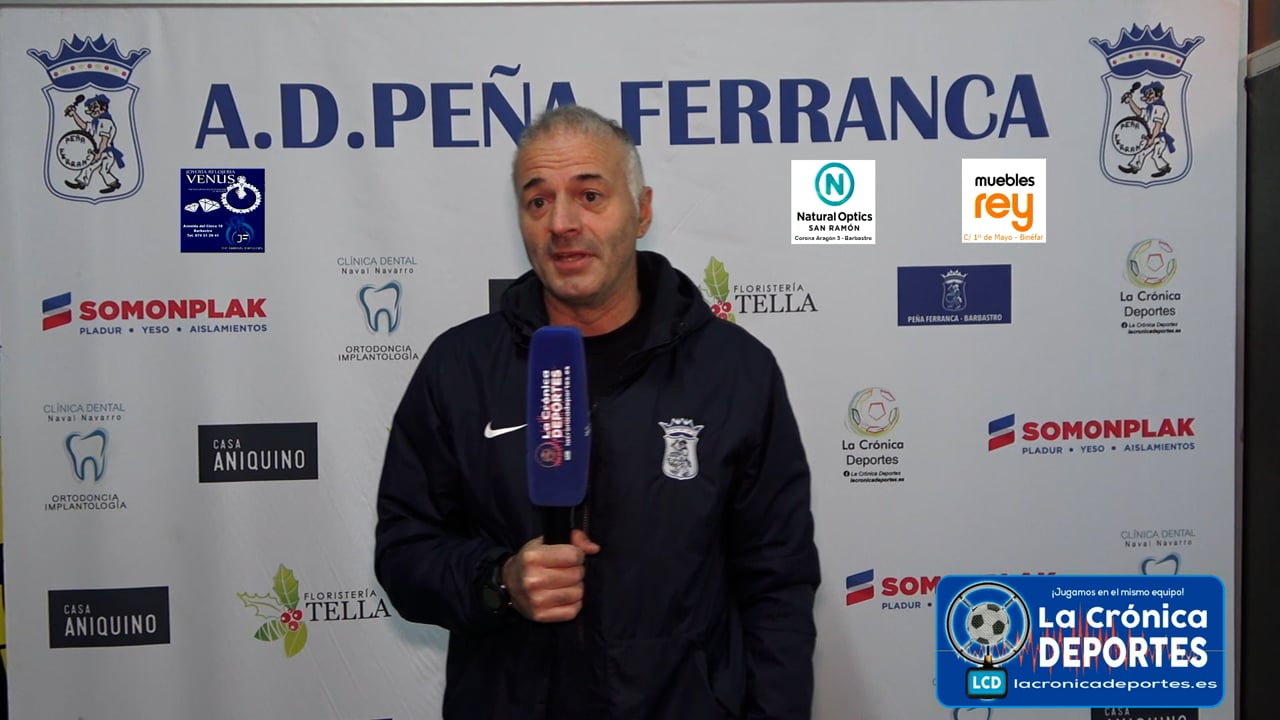 LA PREVIA / CF Jacetano - P. Ferranca Tella / ALBERT MARTÍNEZ (Entrenador Ferranca) Jornada 9 / Preferente - Gr 1