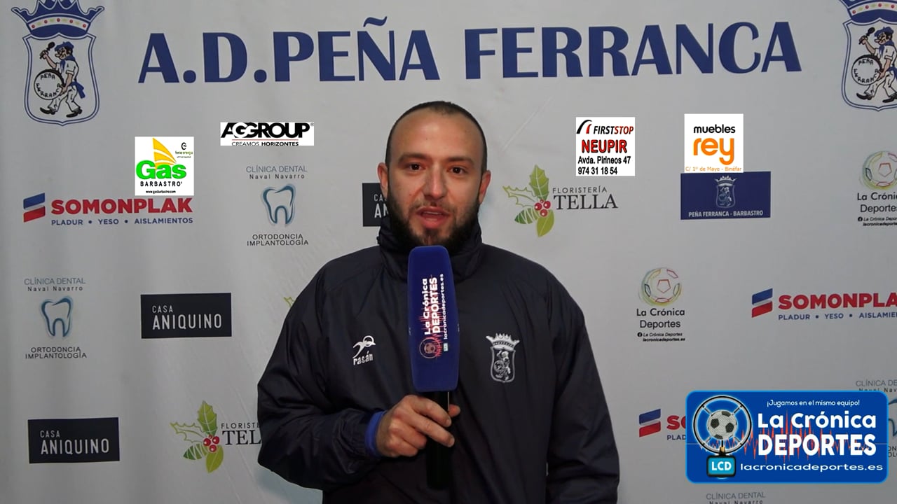LA PREVIA / CF Jacetano - P. Ferranca Tella / LUIS PERA (Jugador Ferranca) Jornada 9 / Preferente - Gr 1