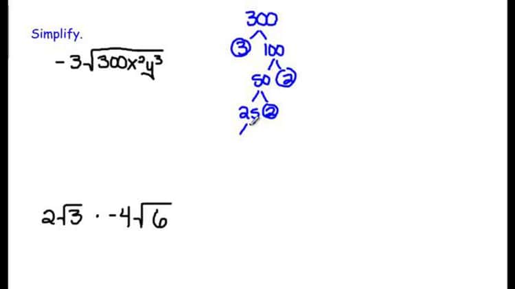 Step-by-Step Process to Simplify √300