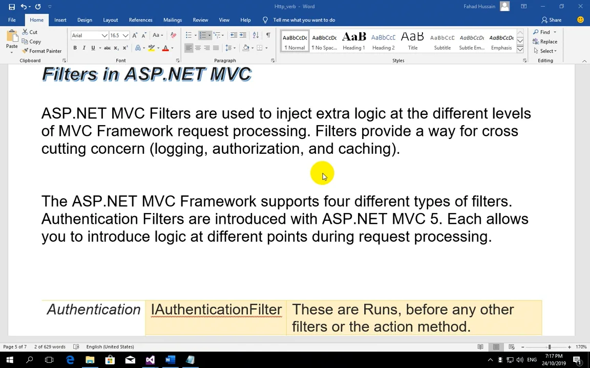 24 Authorization filters , Authorization Filters in MVC on Vimeo
