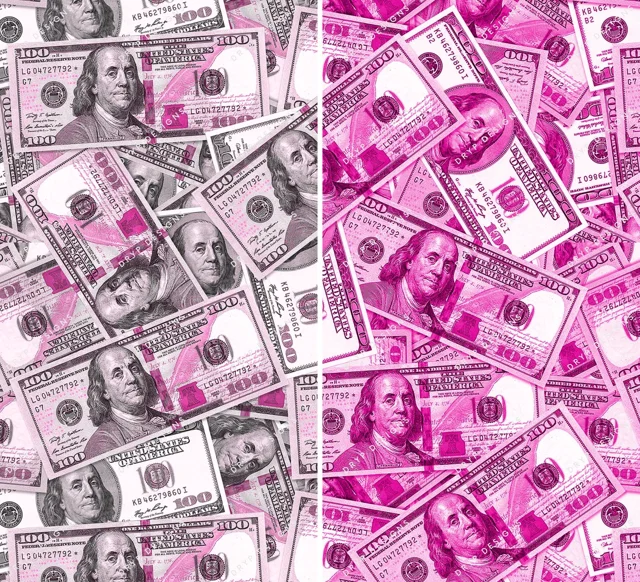 Pink Money 100 Dollar Bills PNG US One Hundred Dollar Bill Front